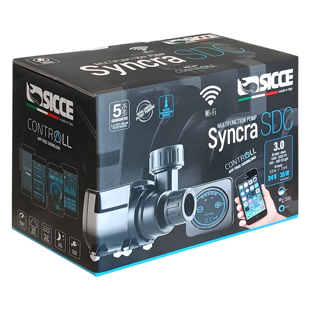 SIC0501-Sicce-Syncra-SDC-3.0-Controllable-Return-Pump-400-800-gph-box__31629.1698414435.webp
