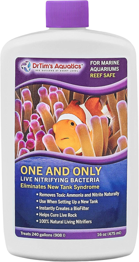 Dr. Tim's Aquatics - One & Only Live Nitrifying Bacteria (Saltwater/Reef) - 16 oz